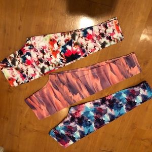 Bundle of 3 cropped leggings